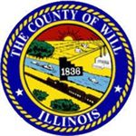 The County Will Illinois logo on the display