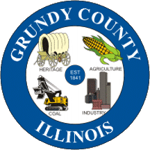 Grundy County Illinois logo on the display
